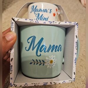 Mama and mini mug set